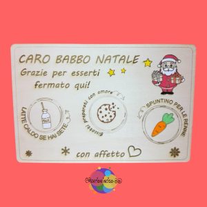 Vassoio Magico per Babbo Natale 20x30