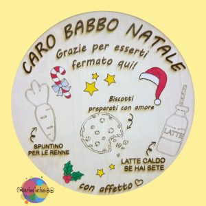 Vassoio Magico per Babbo Natale Tondo